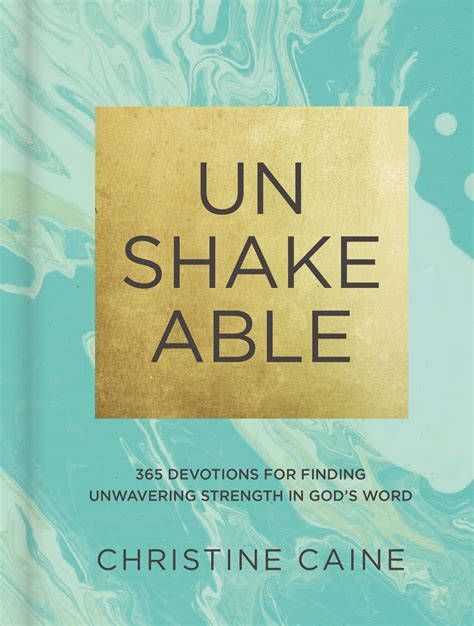 Unshakeable 365 Devotions For Finding Unwavering S