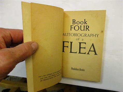 unusual autobiography of a flea