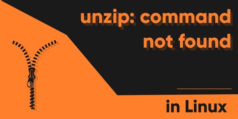 unzip command not found redhat