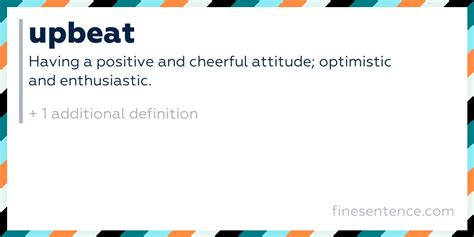 Upbeat Meaning