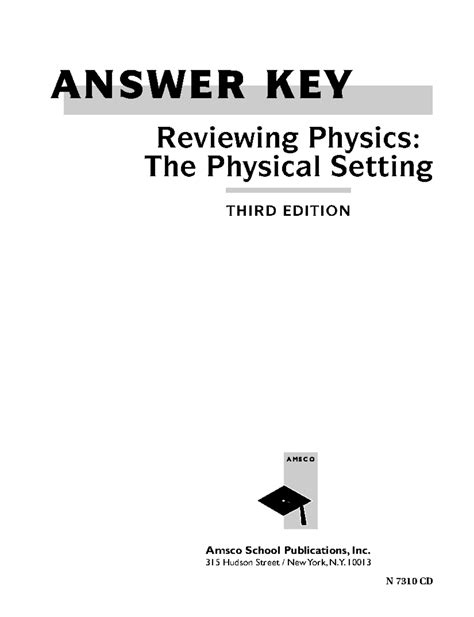 Download Upco Physical Setting Physics Answer Key 