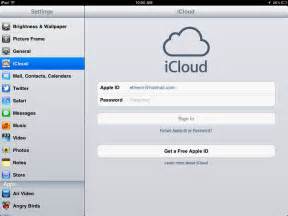 update apple id settings on ipad mini