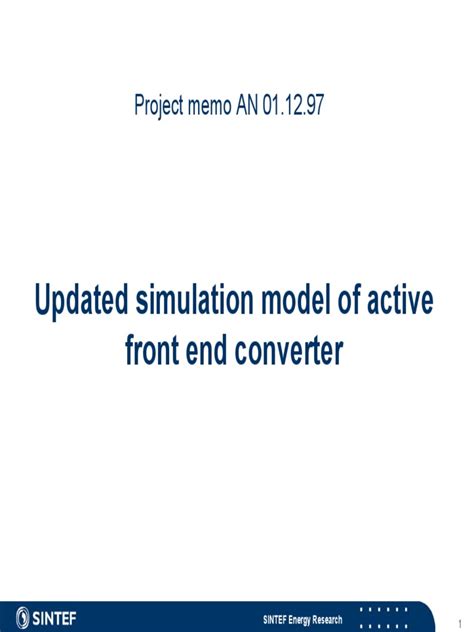 Full Download Updated Simulation Model Of Active Front End Converter 