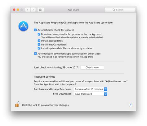 updates for mac