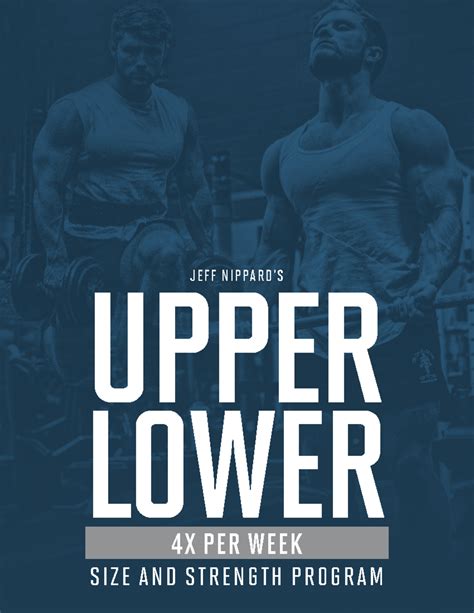 upper lower 4x program jeff nippard