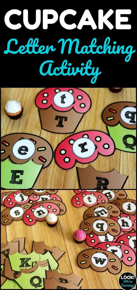 Uppercase And Lowercase Cupcake Letter Matching Activity Uppercase And Lowercase Matching - Uppercase And Lowercase Matching