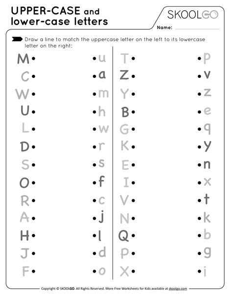 Uppercase And Lowercase Letters Online Worksheet Live Worksheets Uppercase And Lowercase Letters Worksheet - Uppercase And Lowercase Letters Worksheet