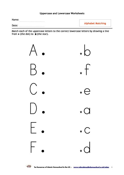 Uppercase And Lowercase Letters Worksheets K5 Learning Matching Uppercase And Lowercase Letters Activities - Matching Uppercase And Lowercase Letters Activities