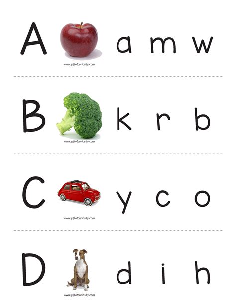 Uppercase And Lowercase Match Alphabet Cards Uppercase And Lowercase Matching - Uppercase And Lowercase Matching