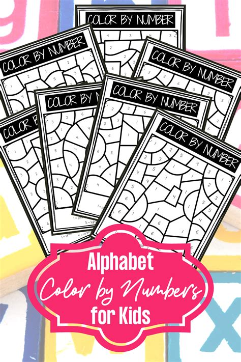 Uppercase Letter Color By Numbers Homeschool Preschool Color By Number Alphabet - Color By Number Alphabet