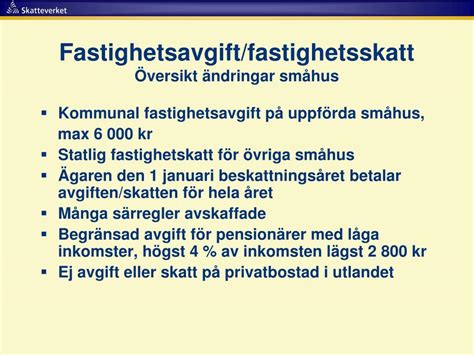 uppskov fastighetsskatt