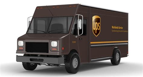 Ups Truck Front View