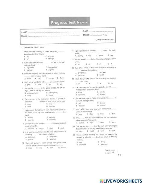 upstream upper intermediate unit tests