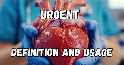 urgent definition