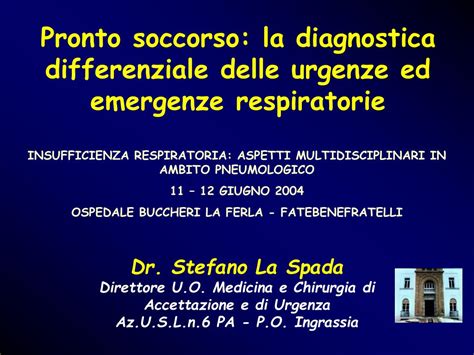 Read Urgenze Respiratorie In Pronto Soccorso 