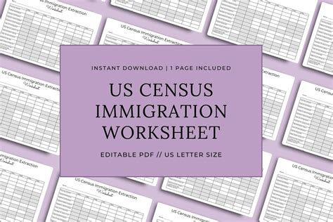 Us Census Immigration Worksheet Heritage Discovered Immigration Worksheet Answers - Immigration Worksheet Answers