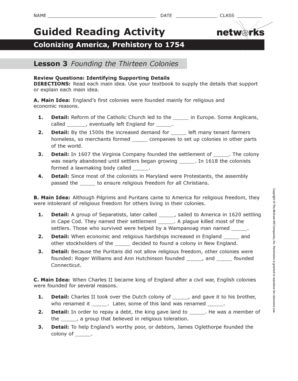 us history reteaching activity answer key