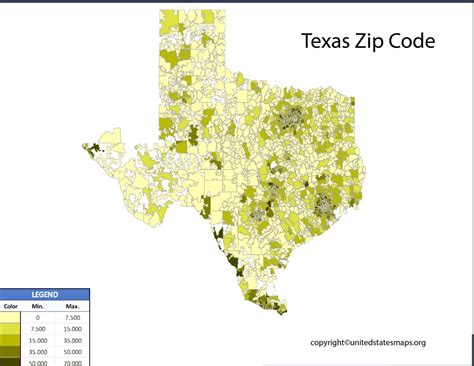 us texas zip code