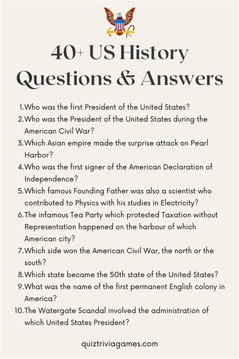 Read Online Us History Questions With Answers 