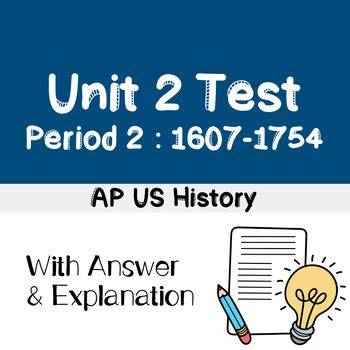 Read Online Us History Unit 2 Answer 