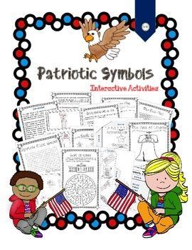 Usa Patriotic Symbols Cross Curricular Printables Worksheets Tpt Patriotic Symbols Worksheet - Patriotic Symbols Worksheet