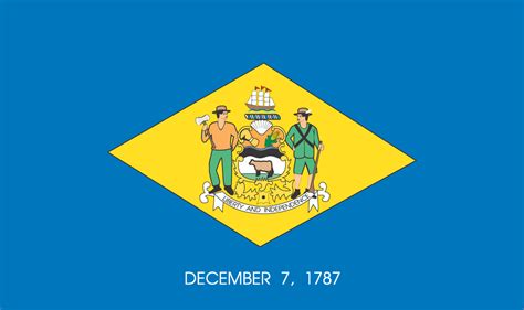 Usa Printables Delaware State Flag State Of Delaware Delaware Flag Coloring Page - Delaware Flag Coloring Page