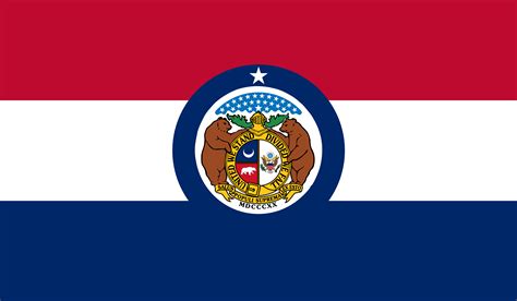 Usa Printables Missouri State Flag State Of Missouri Missouri State Flag Coloring Page - Missouri State Flag Coloring Page