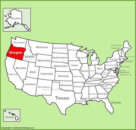 usa state oregon