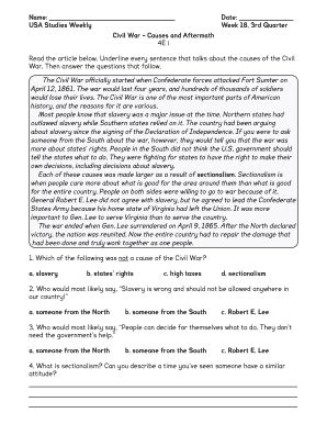 Usa Studies Weekly Answer Key