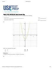 Usatestprep Eoc Answer Key