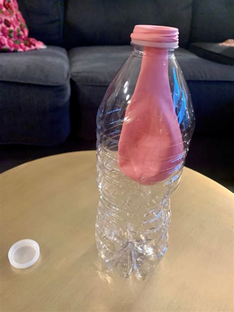 Use A Bottle To Blow Up A Balloon Science Experiment With Balloon - Science Experiment With Balloon