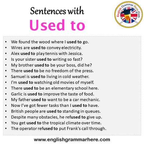 use for in a sentence