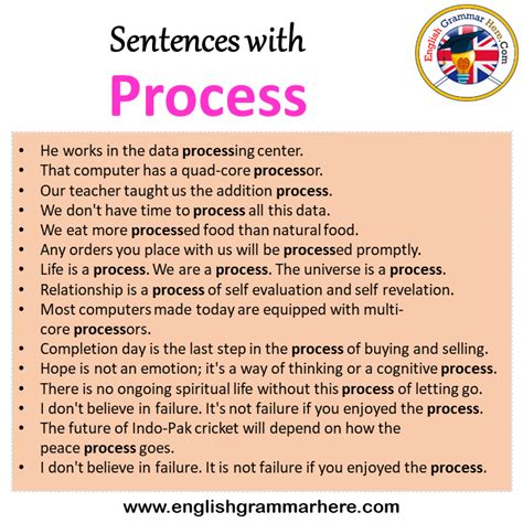 use processed in a sentence, processed example sentences, how …