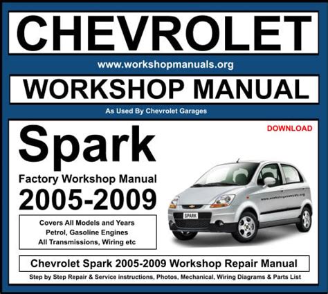 Full Download Used Spark Service Manual 