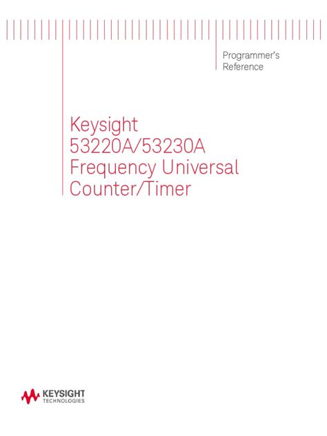 User Manual Keysight