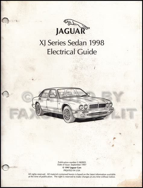 Read User Guide 1998 Jaguar Xj8 Owners Manual 