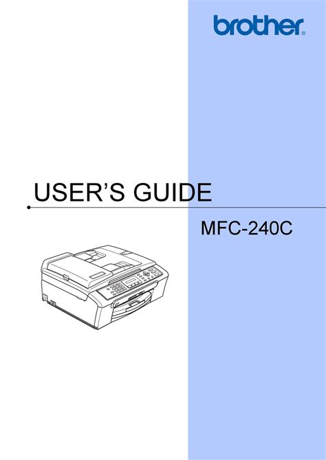 Full Download User Guide For Brother Mfc 240C 