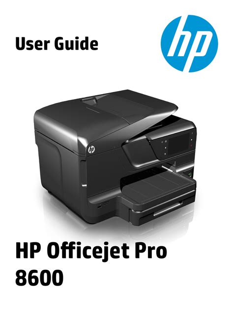 Read User Guide For Hp Officejet Pro 8600 Plus 