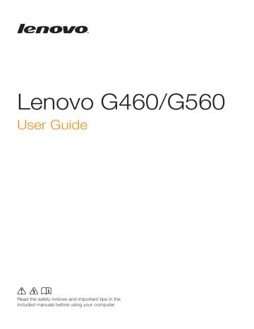 Download User Guide For Lenovo G560 