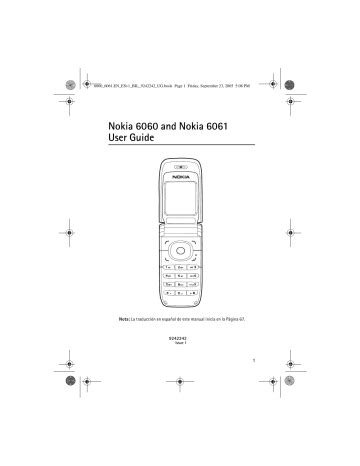 Full Download User Guide For Nokia 6061 