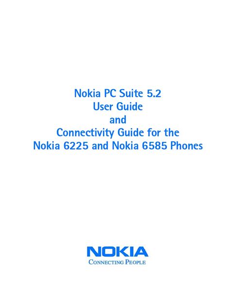 Full Download User Guide For Nokia Pc Suite 