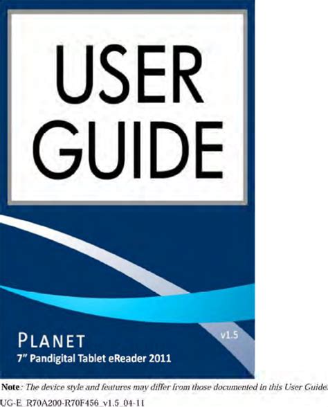 Download User Guide For Pandigital Planet 