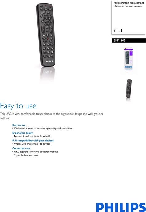 Download User Guide For Philips Universal Remote 