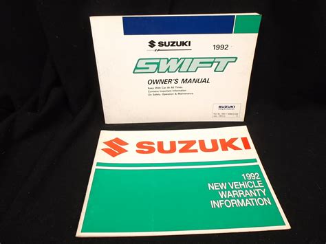 Read Online User Guide For Suzuki Swift 1992 