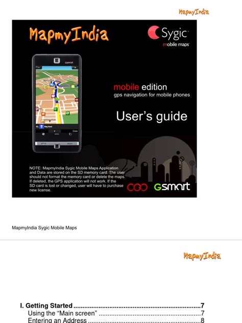 Read Online User Guide For Sygic Mobile Maps 