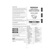 Read User Guide Gx160 Honda 