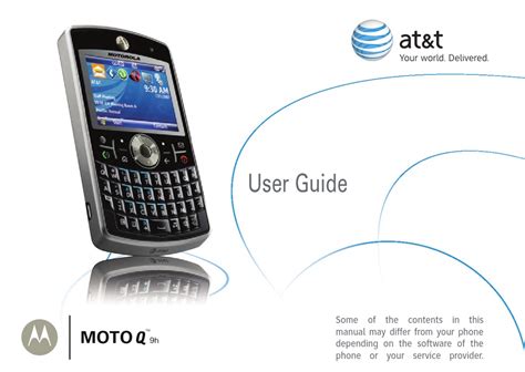 Read Online User Guide Motorola Q 