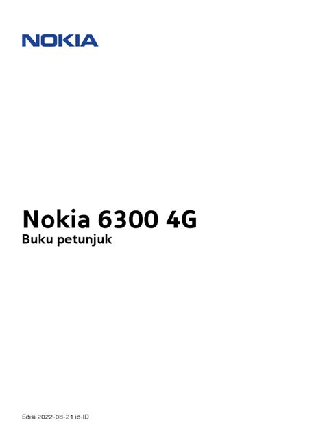 Download User Guide Nokia 6300 