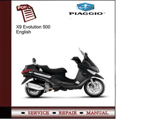 Read Online User Guide Piaggio X9 500 Service Manual 