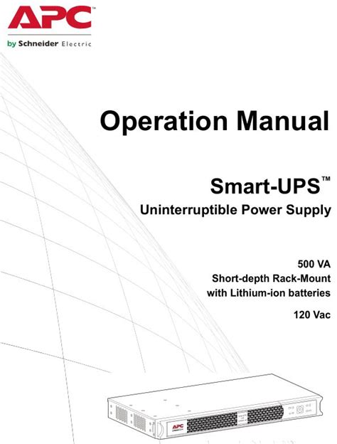 Read Online User Manual Apc 